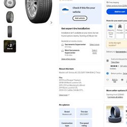 Tires 4 X Set 235-55R17 Master Craft Brand New I Asking 500 For All Four Tires