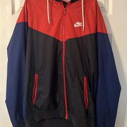 Nike Red & Blue Windbreaker 