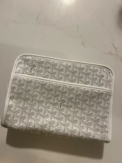 White goryard handbag