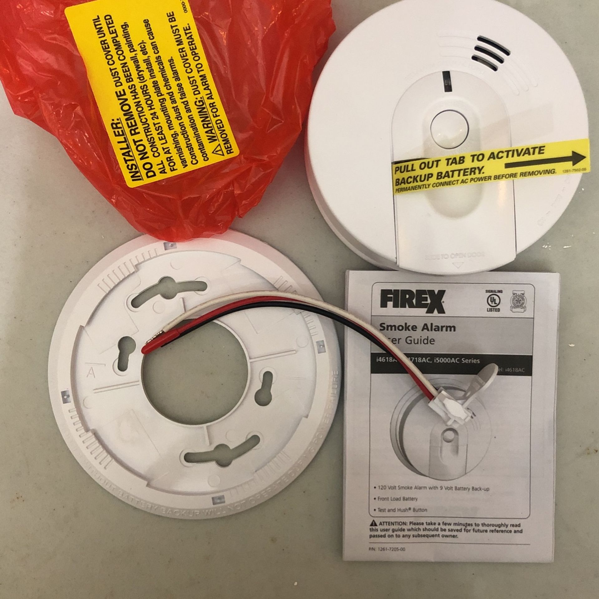 Kidde Firex i4618AC Hardwire Smoke Alarm, NEW