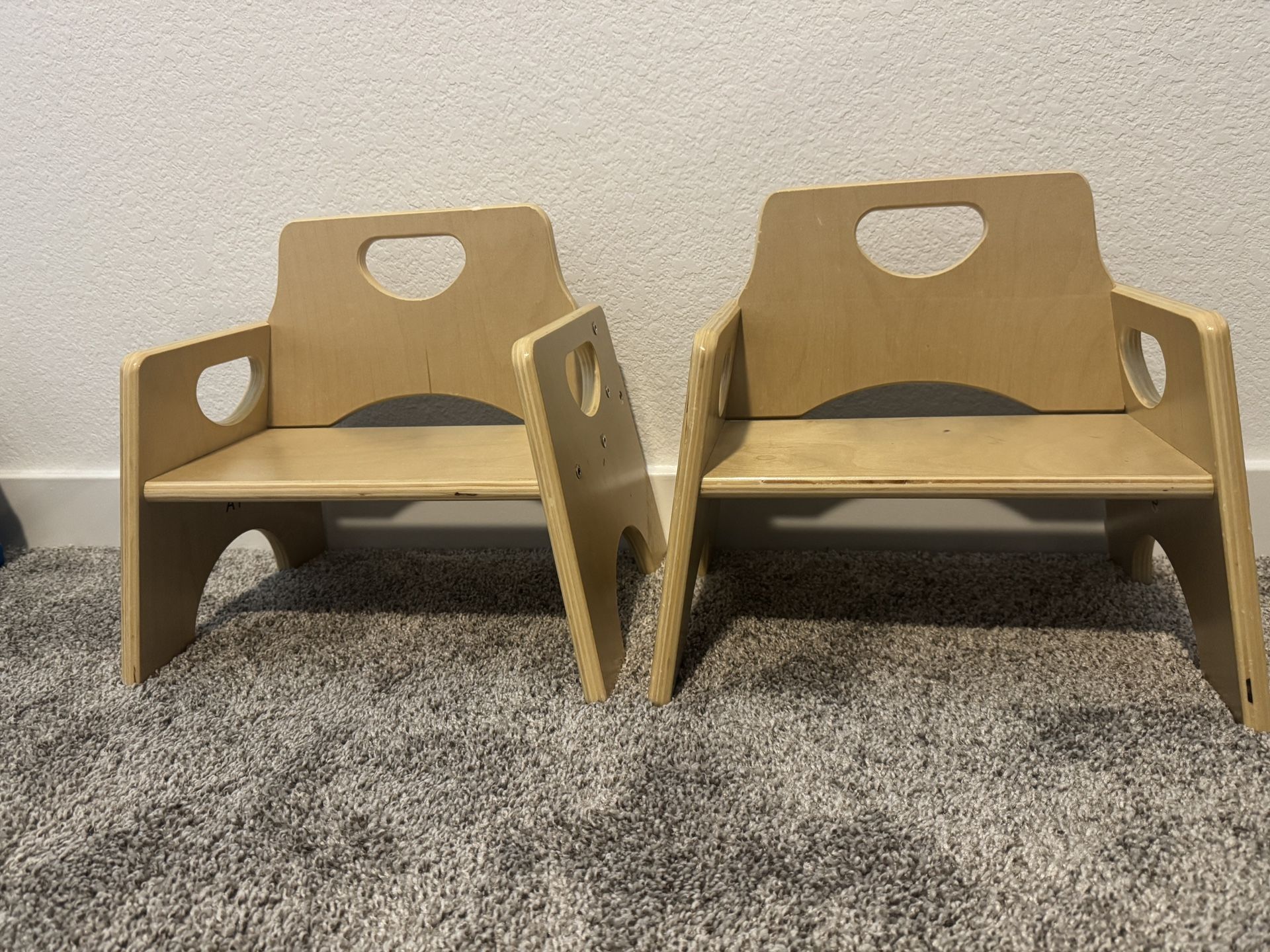 Montessori Wooden Chairs For Kids