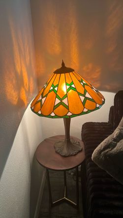 Antique Lamp Brass Metal Stand