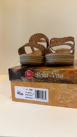 Bella Vita Brown Italian Leather  Sandals size 8 WW