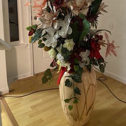 Tall Indoor Plant Decor With Vase 