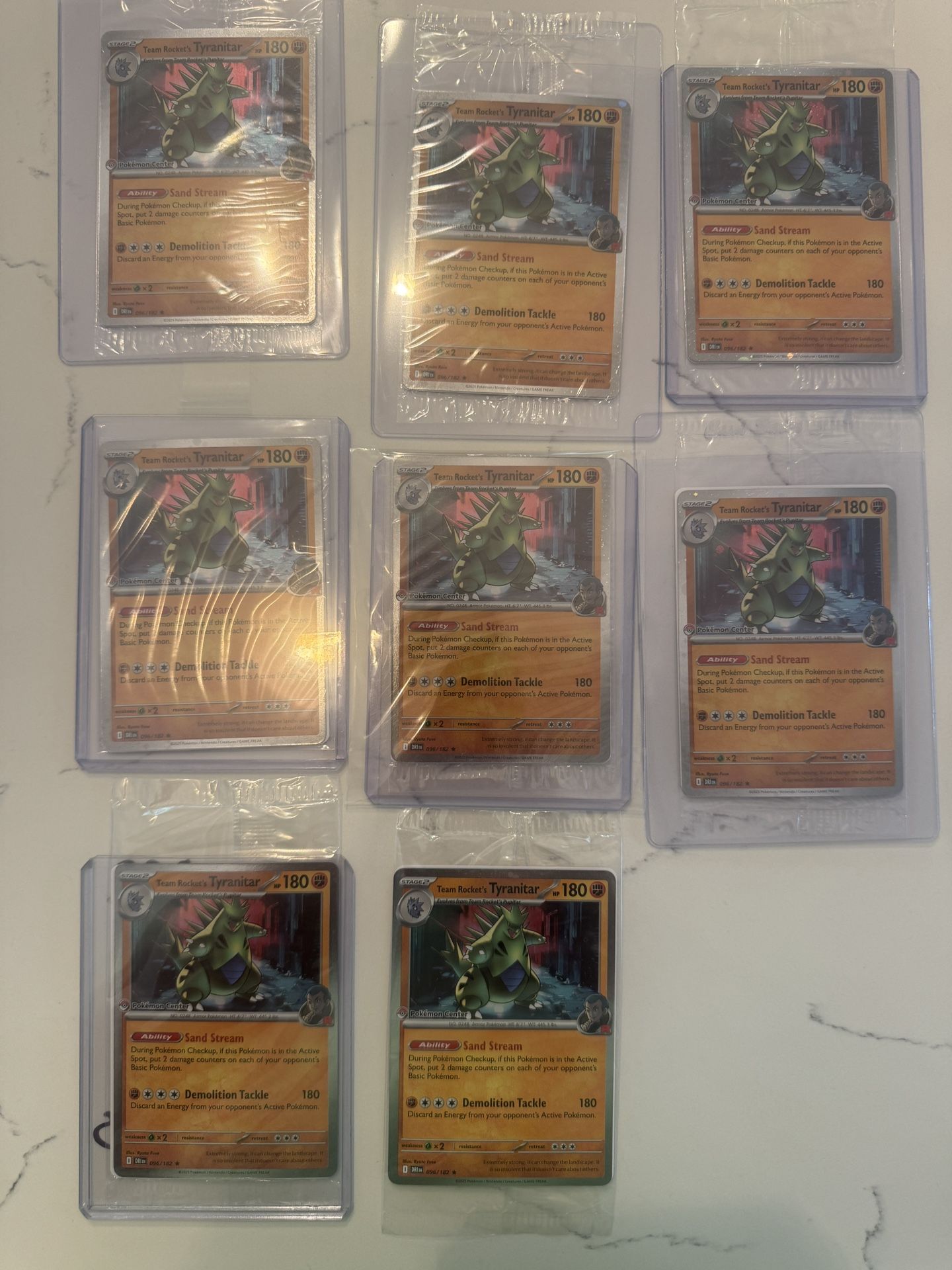 Destined Rivals Tyranitar Pokemon Center Stamped