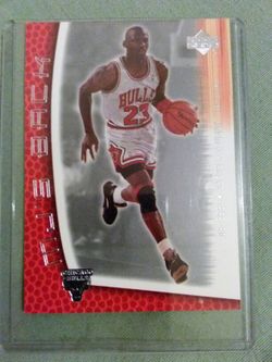 Michael Jordan collectible card