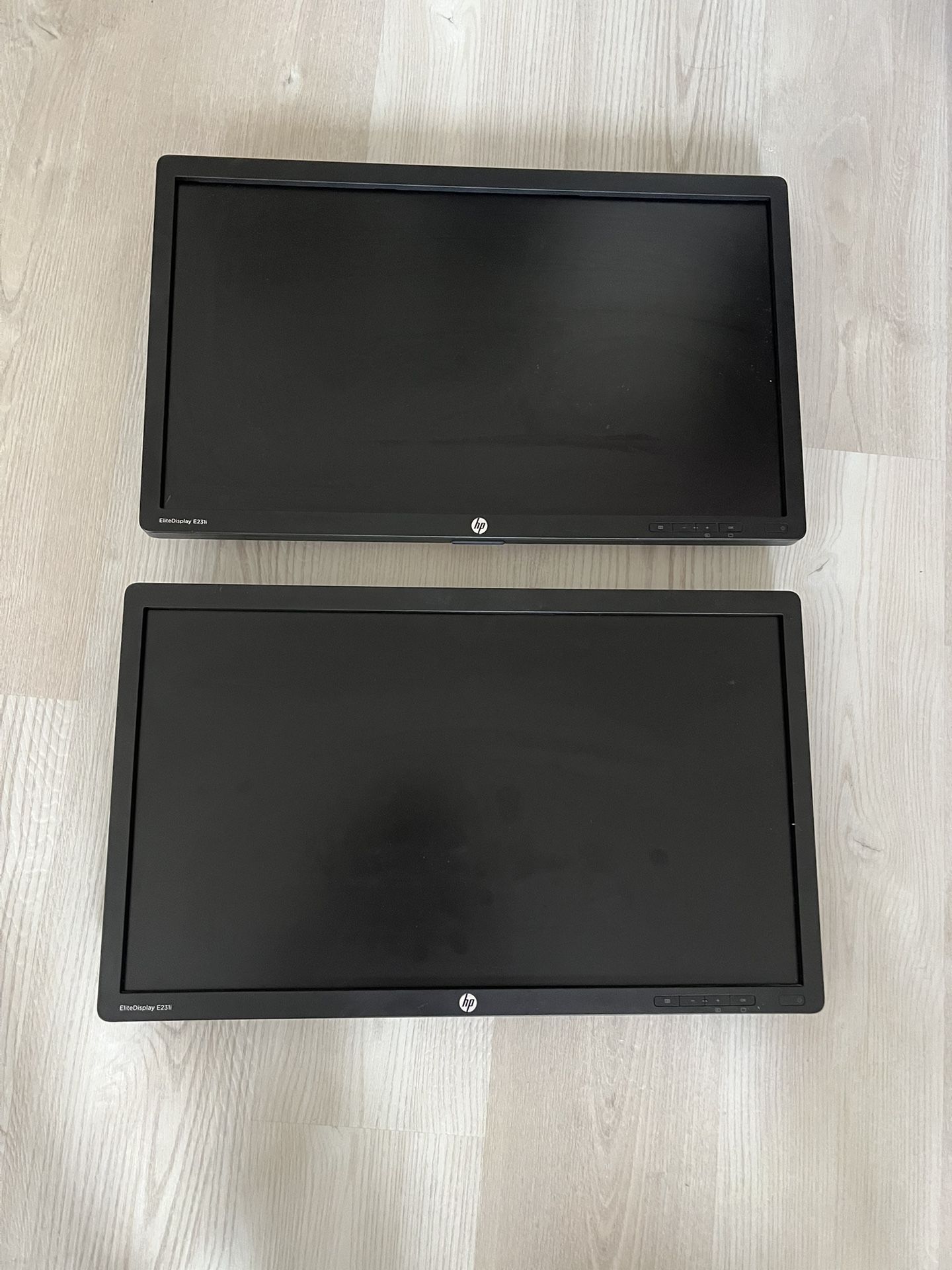 Two 23inch HP Monitors