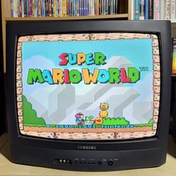 Samsung 25” Curved CRT TV TXJ2566 – Retro Gaming – Composite