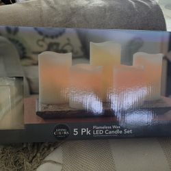 Candles Led 5 Pk Set New
