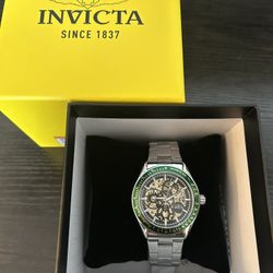 Invicta Objet D Art Automatic Skeleton Men’s Watch 43mm (Stainless Steel / Green)