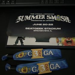 SUMMER SMASH TICKETS