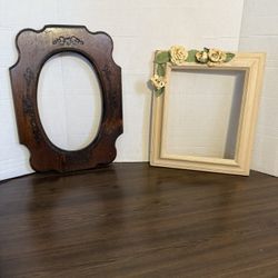 Solid Wood Picture Frames $4 each