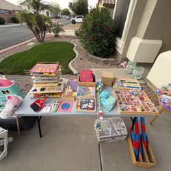 Montessori Items Yard Sale