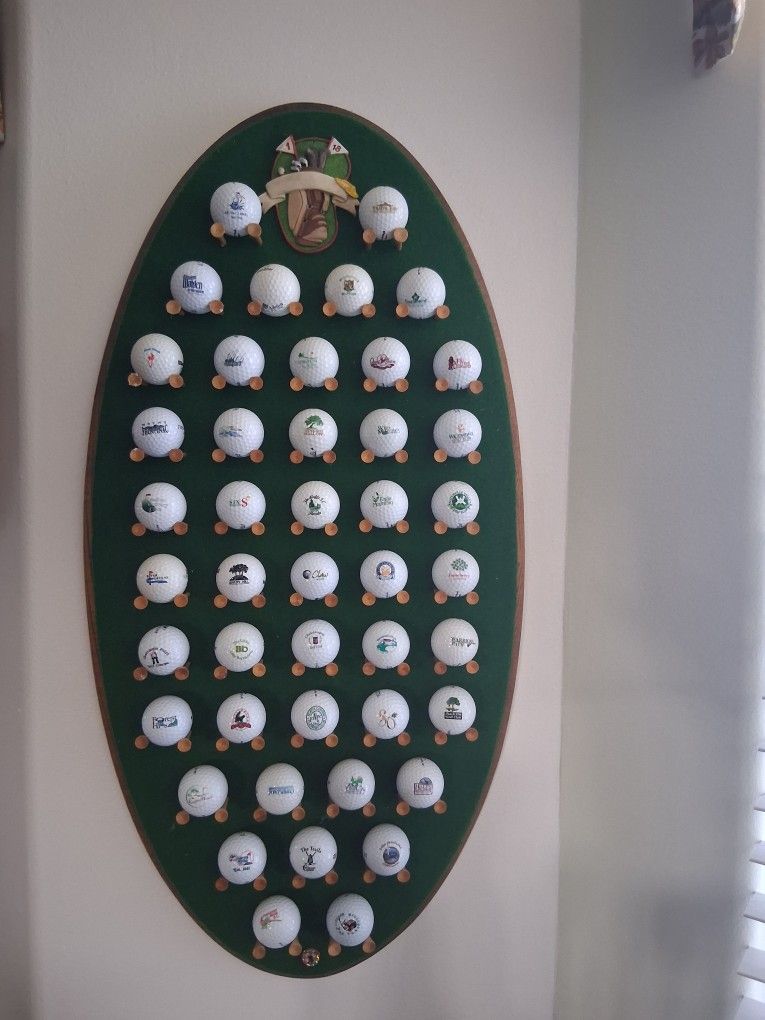 Large Golf Ball Holder ONE OF A KIND
