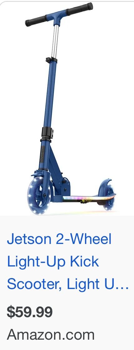 Jetson Helio X kid’s light-up kick scooter 🛴