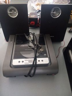 Philips MC235B Micro System with Speakers