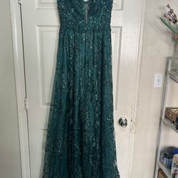 Emerald Prom Dress Small 