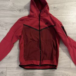 Red Nike Tech Jacket