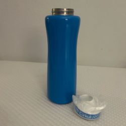 Cirkul Water Bottle Blue Stainless Steel