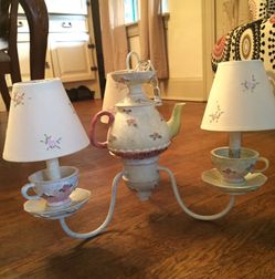 Tea party chandelier