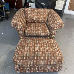 Chair And Ottoman Combo