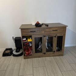 Dog Crate (cabinet Look)