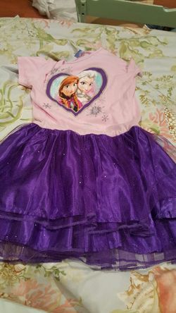 Frozen dress size 10/12