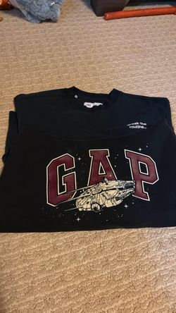 Gap Star Wars hoodie/ Zara crew neck