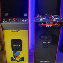 MORTAL KOMBAT + PACMAN EACH HAVE PLUS OVER A  DOZEN OTHER GAMES.  WIFI ENABLED. 