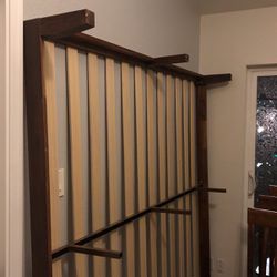 Basic King Bed frame (wood)