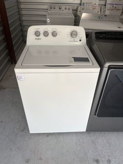 whirlpool washer 3.8 capacity-30 day warranty