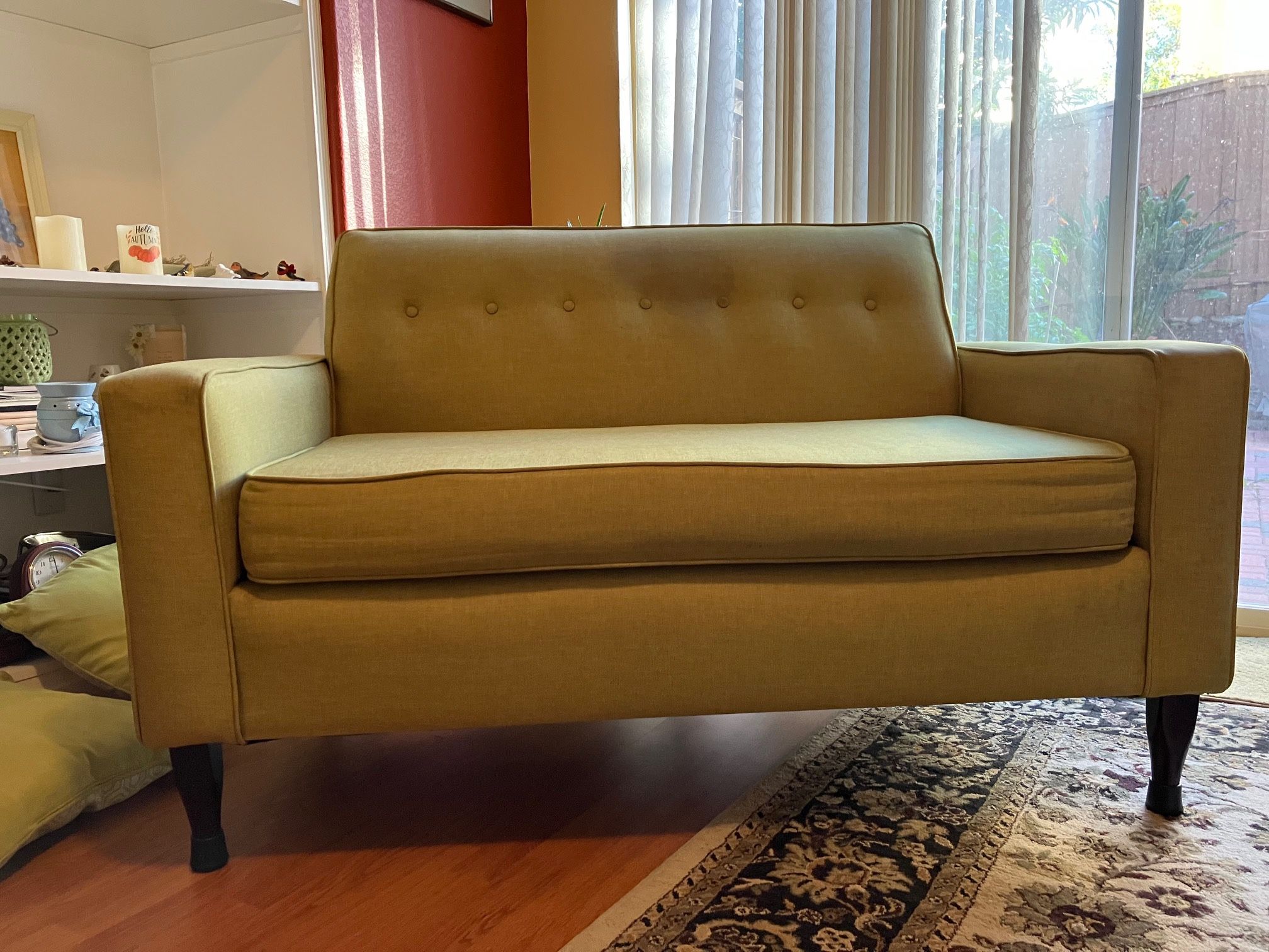 Mid-Century Modern Couch And Loveseat