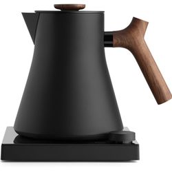Fellow Corvo EKG Pro Studio Edition Electric Tea Kettle - Quick Heating, Precise Temperature Control, Scheduling, Built-in Brew Timer - Matte Black wi