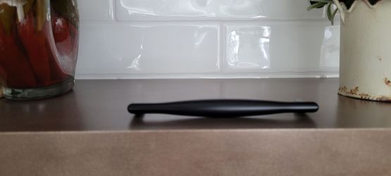 39, Black 5in cabinet pulls
