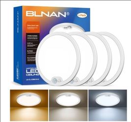 Motion Sensor Ceiling Lights - 4Pk