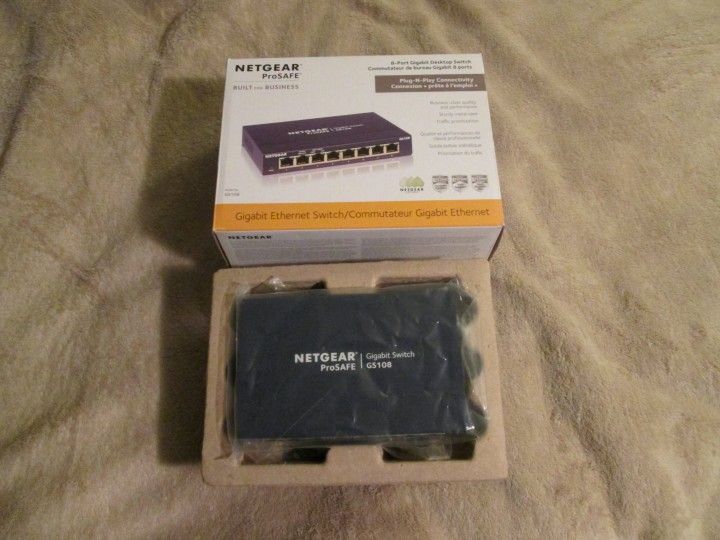 Netgear Switch Gs108 In Box