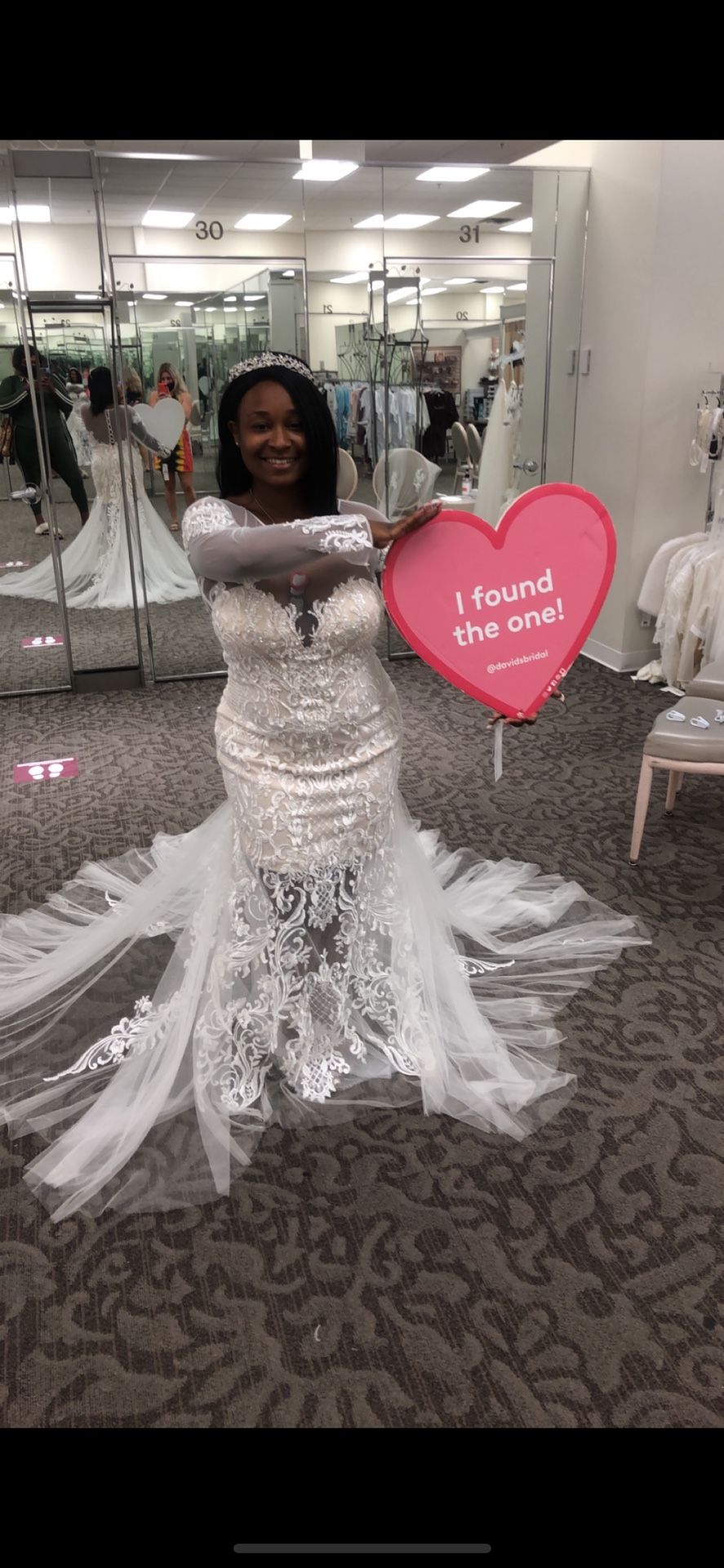 Beautiful Wedding Dress From David’s Bridal