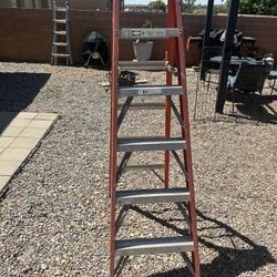 Two Ladders  6 Ft  Extension Ladder 16 Ft