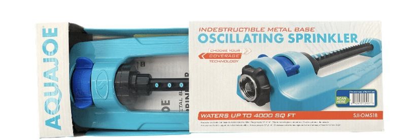 AQUAJOE Oscillating sprinkler SJI-OMS18