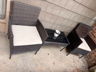 3 piece patio set