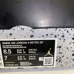 Jordan 4 Retro White Sail