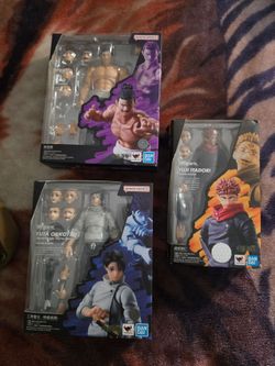 SH Figuarts Yuji Itadori Aoi Todo and Yuta Okkotsu