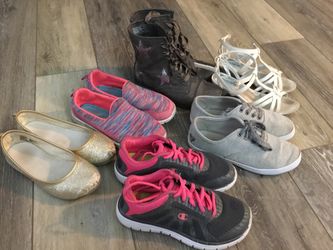 Girls size 13 lot of shoes