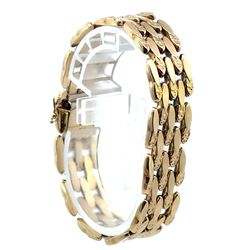 14k Yellow Gold Pantera Link 8” Inch Bracelet GP3113267