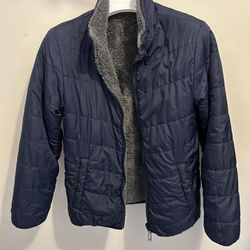 Rokka&Rolla Boys' Reversible Sherpa Fleece Jacket Puffer Coat