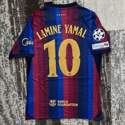 Fc Barcelona Lamine Yamal Soccer Jersey