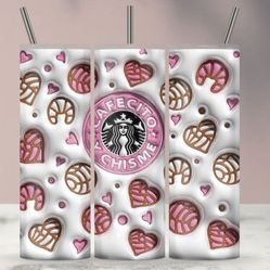 Conchas Sweet Bread Cafecito Y Chisme 20oz Stainless Steel Tumbler