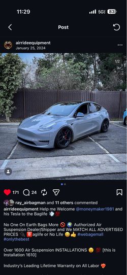 21” HRE WHEELS FOR TESLA MODEL Y