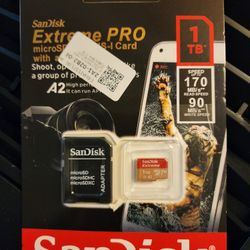 SanDisk Extreme 1TB micro SDXC UHS I  V30 Card