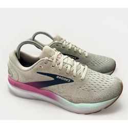 Brooks Ghost 16 1204071B175 Gray Running Shoes Sneakers Womens Size 8.5 B